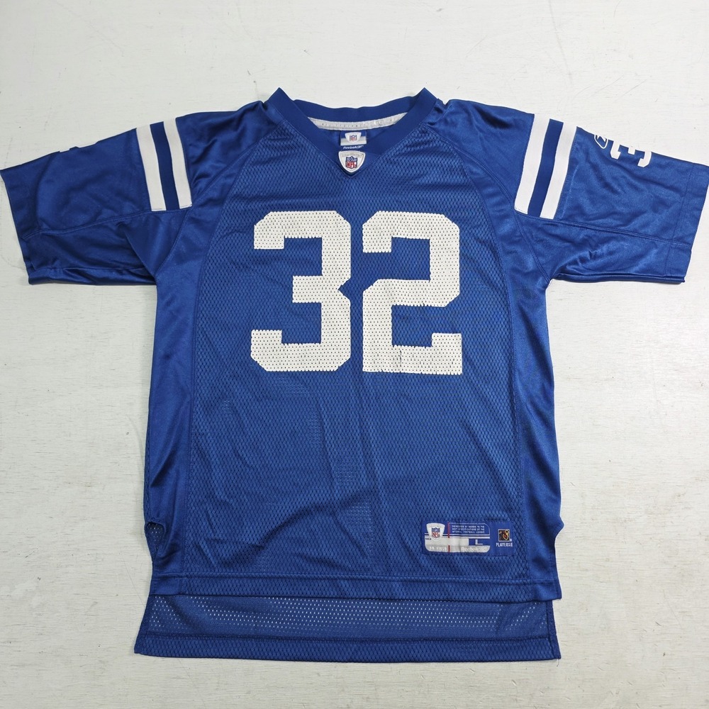 Edgerrin James Indianapolis Colts NFL Football Jersey Youth L 14-16 Reebok #32